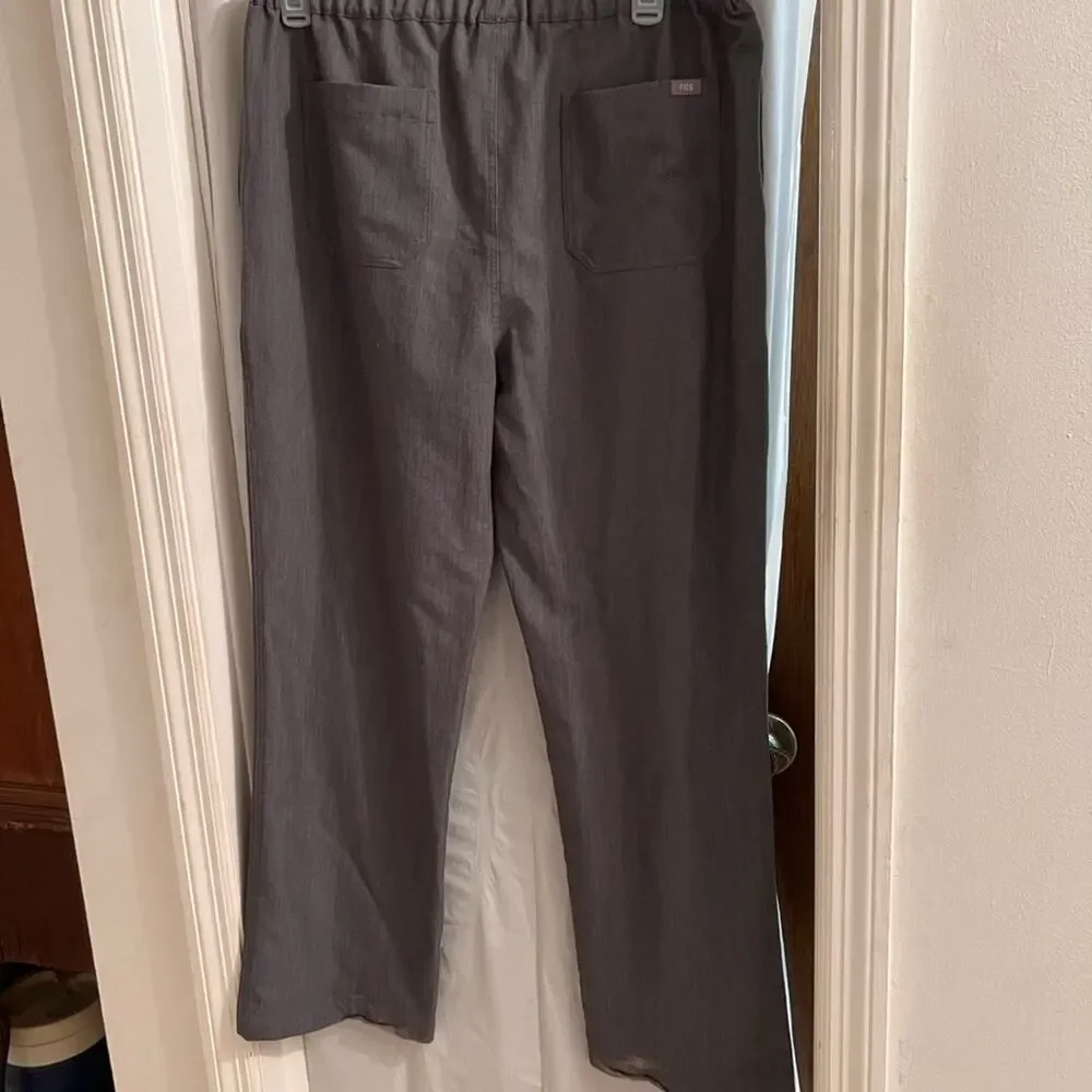 Figs men’s gray technical collection scrub pants size xl